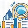 Icon representing data analysis and optimization